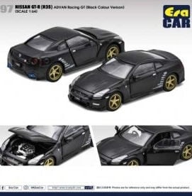 ERA CAR NISSAN GT-R (R35) ADVAN Racing GT (Black Colour Verison)
