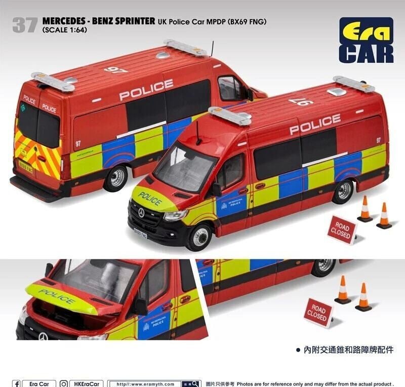 ERA CAR MERCEDES - BENZ SPRINTER UK Police MPDP (BX69 FNG)