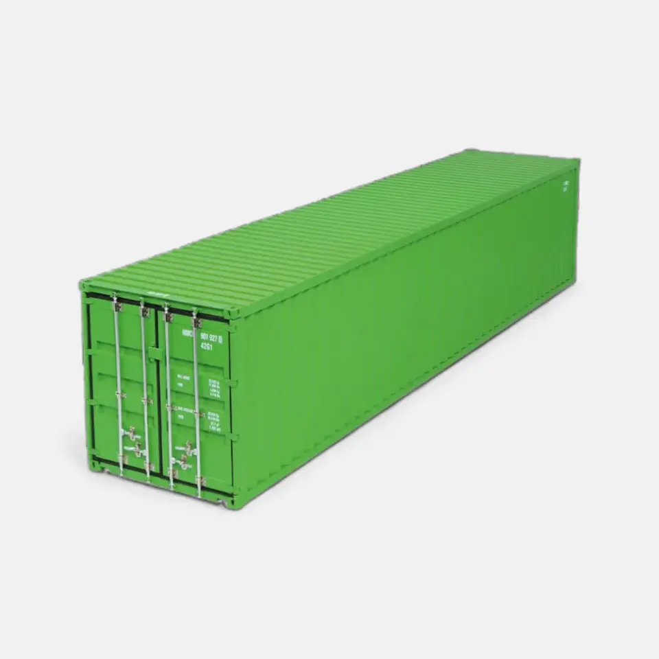 NZG 40 FT CONTAINER METAL BODY GREEN 1:18