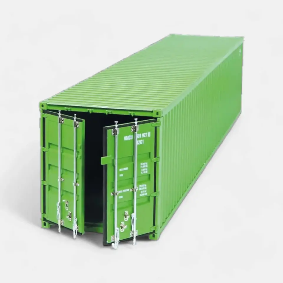 NZG 40 FT CONTAINER METAL BODY GREEN 1:18
