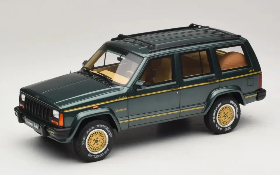 1:18 OTTO 1995 Jeep Cherokee XJ Limited Hunter Green