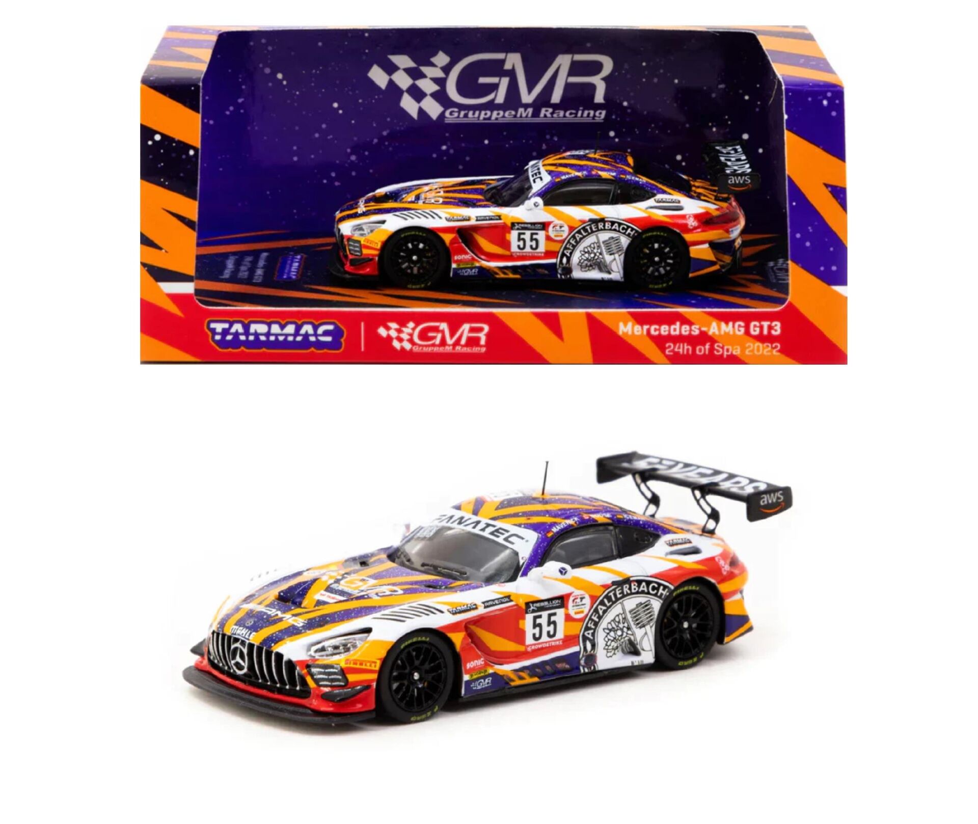 TARMAC MERCEDES-AMG GT3 1:64