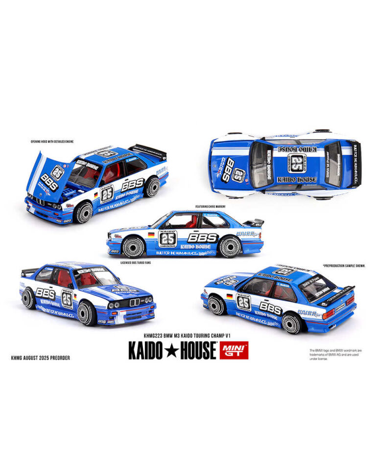 Mini GT 1/64 Kaido House BMW M3 Kaido Touring Champ V1 KHMG223