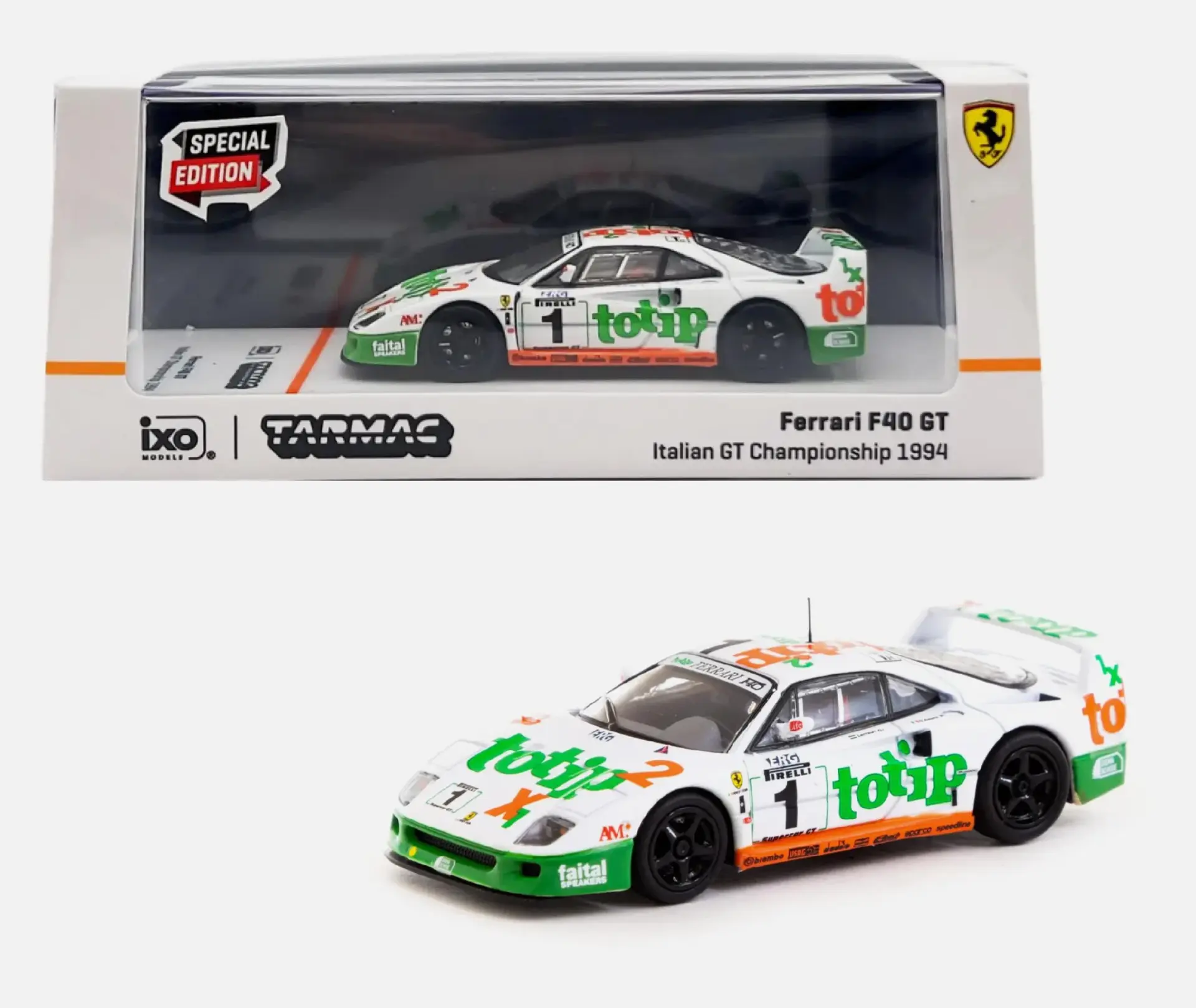 IXO TARMAC FERRARI F40 GT 1:64