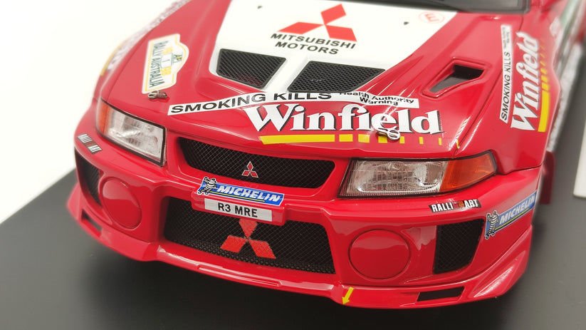 Tarmac 1:18 Mitsubishi Lancer Evolution V WRC 1998 Dünya Şampiyonu Tommi Makinen (LTD 200 adet)
