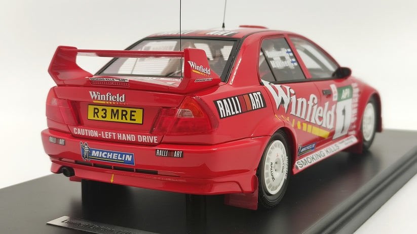Tarmac 1:18 Mitsubishi Lancer Evolution V WRC 1998 Dünya Şampiyonu Tommi Makinen (LTD 200 adet)