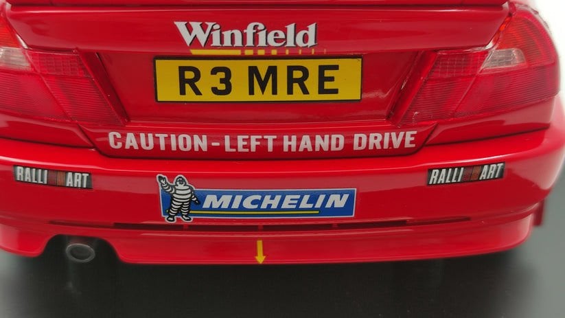 Tarmac 1:18 Mitsubishi Lancer Evolution V WRC 1998 Dünya Şampiyonu Tommi Makinen (LTD 200 adet)