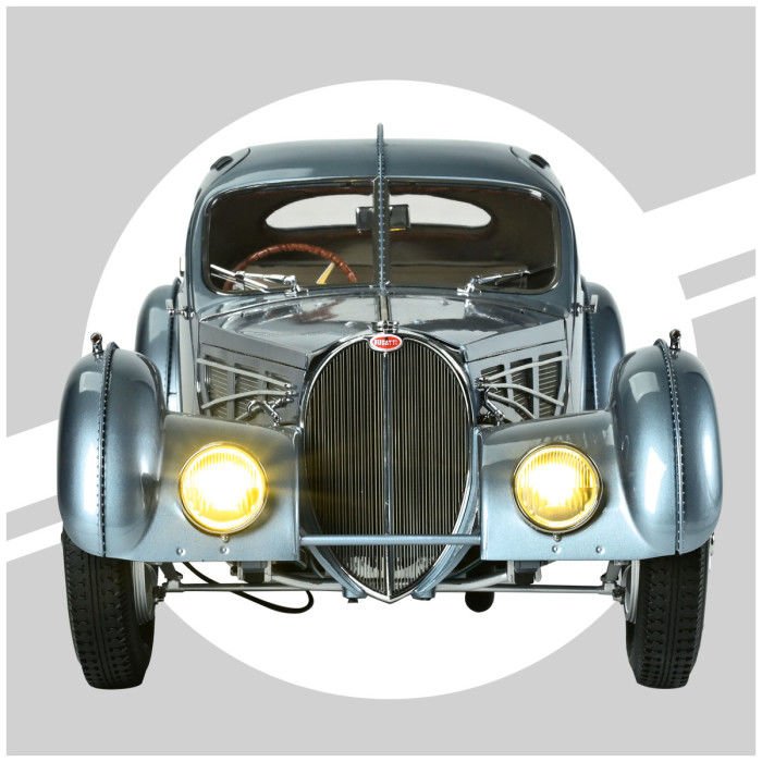 İXO COLLECTION BUGATTI 575C ATLANTIC GREYC 1:8 (520010108)