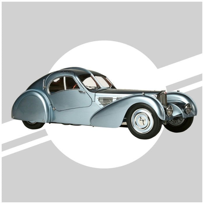 IXO COLLECTION BUGATTI 575C ATLANTIC GREYC 1:8 (520010108)