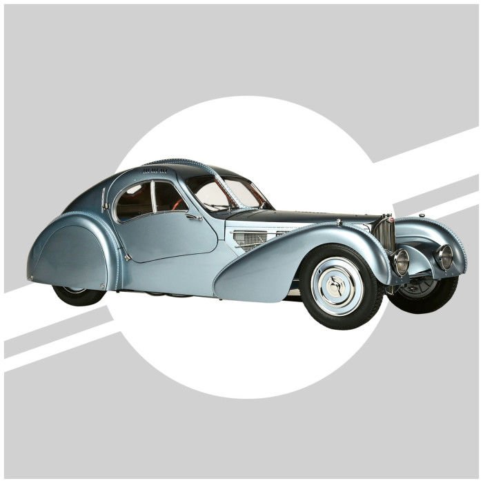 İXO COLLECTION BUGATTI 575C ATLANTIC GREYC 1:8 (520010108)