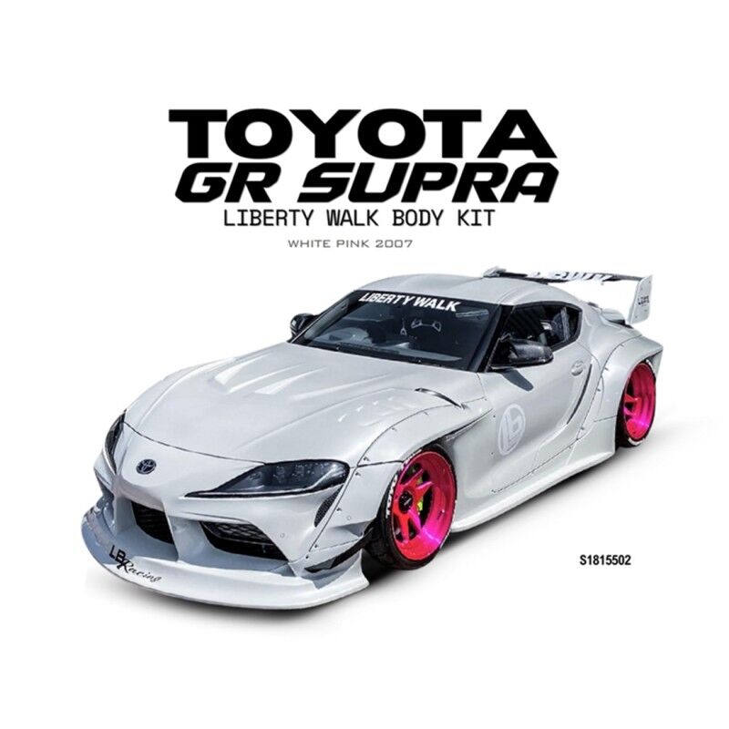 Toyota GR Supra Liberyt Walk Body Kit 2025 White Pink