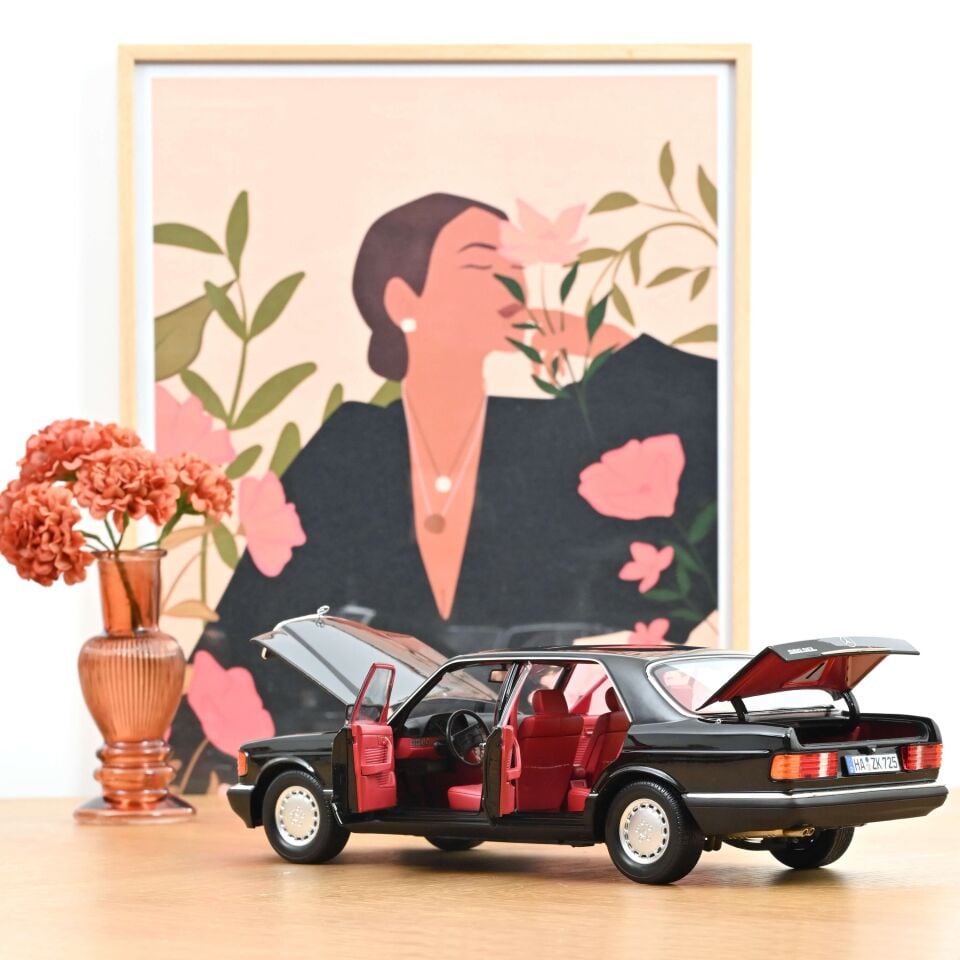 Mercedes-Benz 560 SEL 1991 Siyah 1:18
