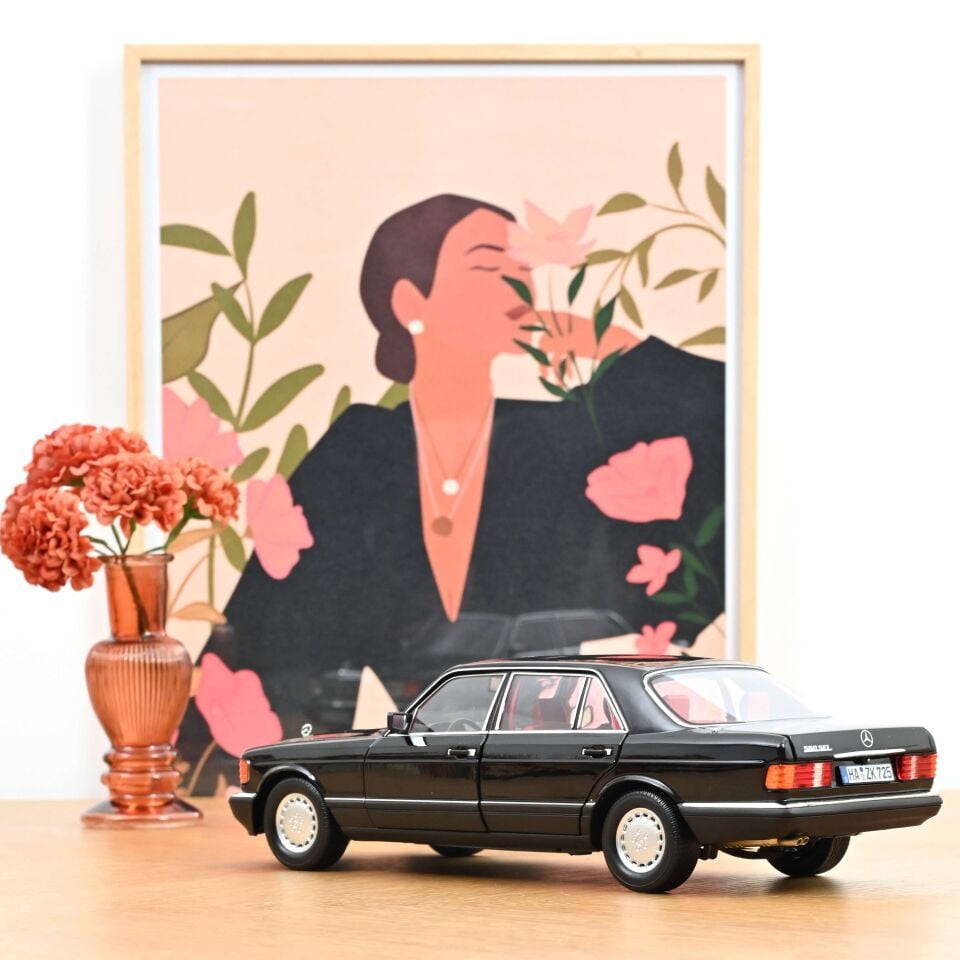 Mercedes-Benz 560 SEL 1991 Siyah 1:18