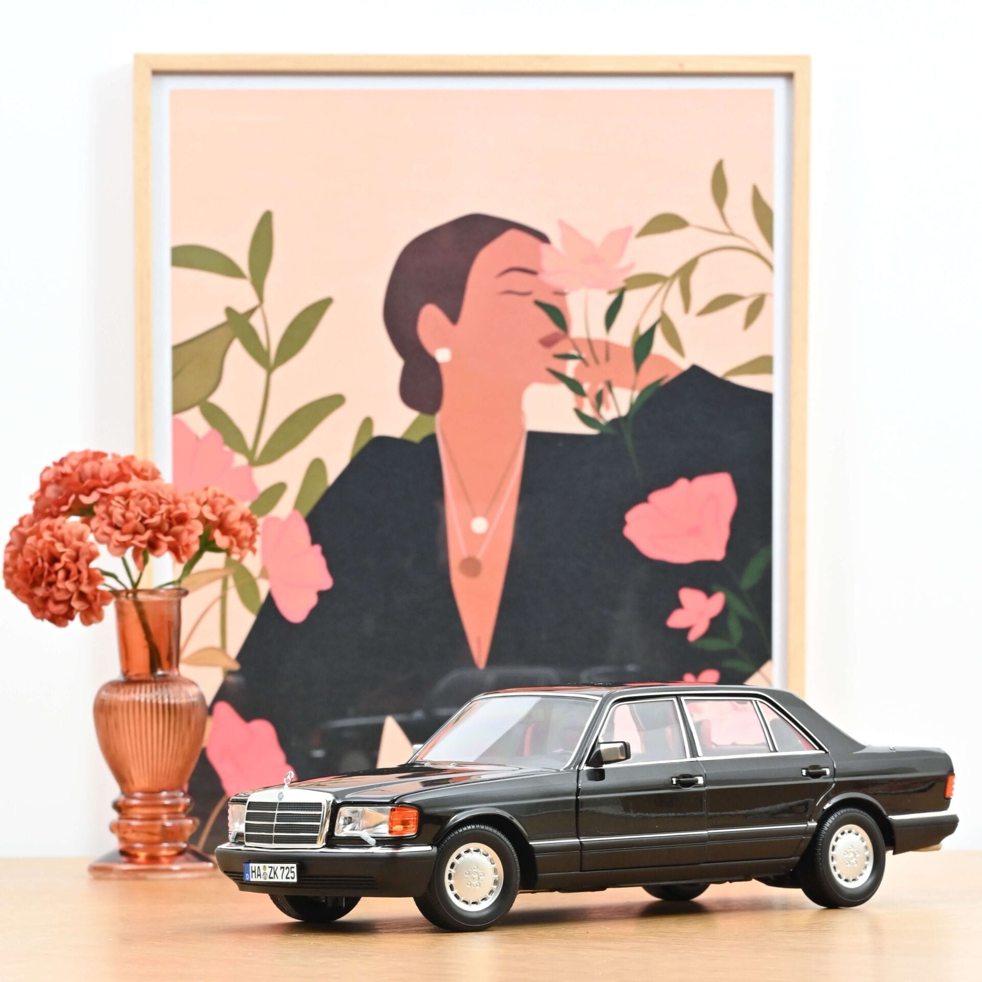 Mercedes-Benz 560 SEL 1991 Siyah 1:18