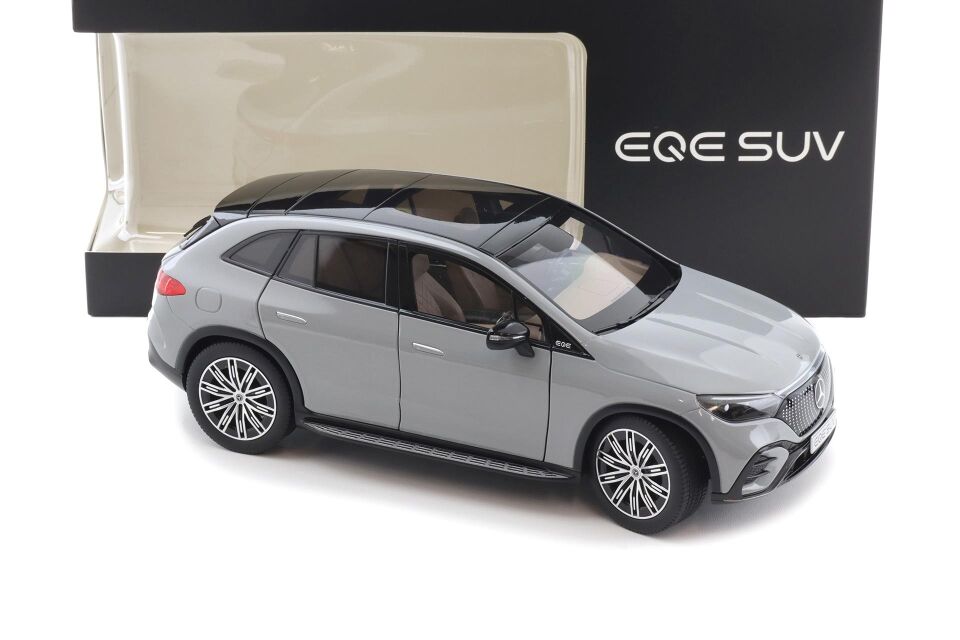 1:18 NZG Mercedes EQE SUV X294 AMG Line alpine grey solid DEALER VERSION