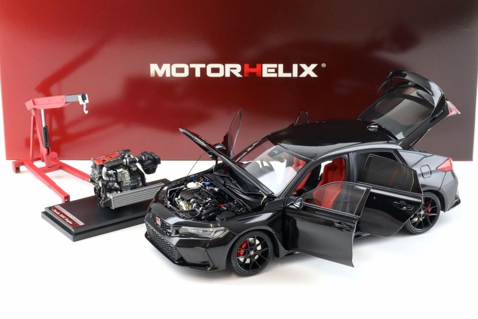 MOTORHELİX HONDA CIVIC TYPE R (FL5) CRYSTAL BLACK PEARL 1:18 ( 85303)