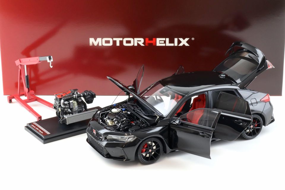 MOTORHELIX HONDA CIVIC TYPE R (FL5) CRYSTAL BLACK PEARL 1:18 (85303)