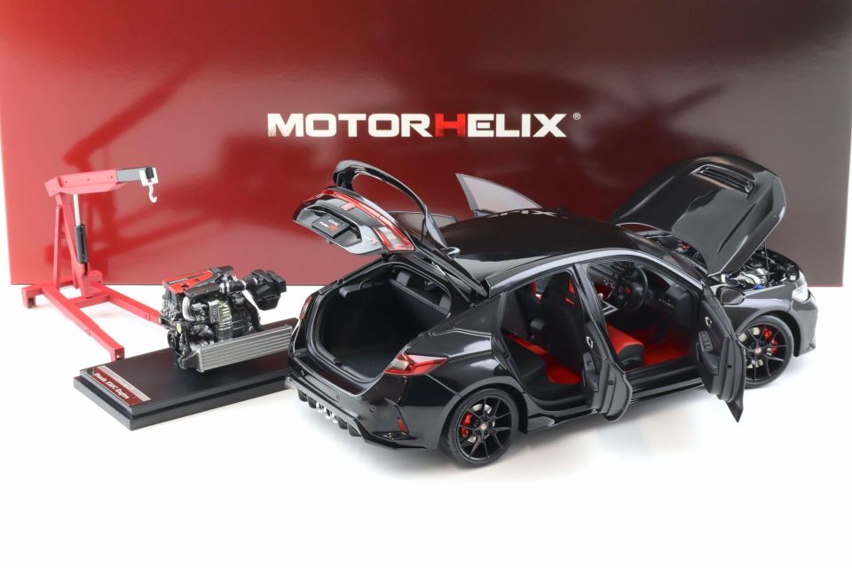 MOTORHELIX HONDA CIVIC TYPE R (FL5) CRYSTAL BLACK PEARL 1:18 ( 85303)