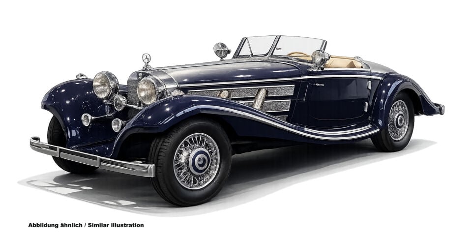 CMC Mercedes Benz 500k Special Roadster Blue