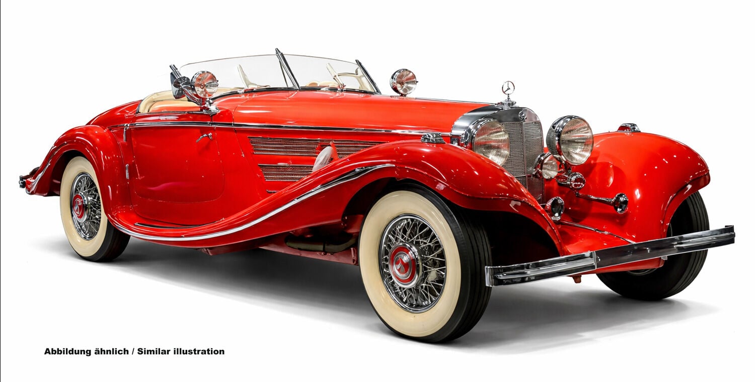 CMC Mercedes Benz 500k Special Roadster Red