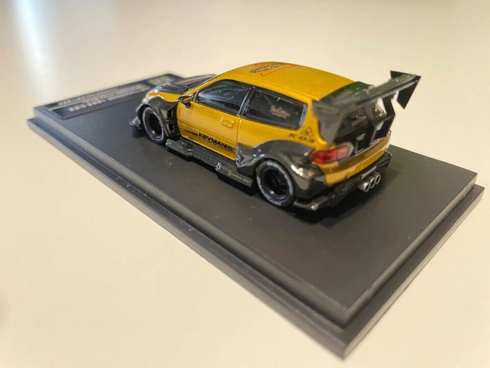 DCM Model 1:64 Kevmannz 1996 Honda Civic EG6 Hatchback Wide Body Limited 331/999