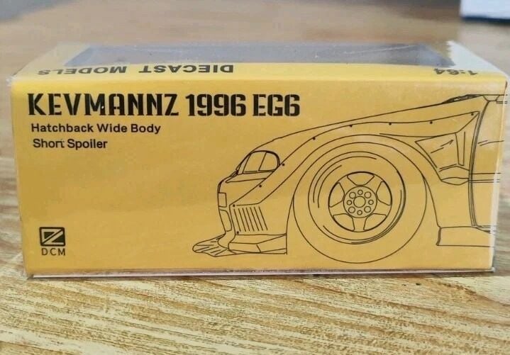 DCM Model 1:64 Kevmannz 1996 Honda Civic EG6 Hatchback Wide Body Limited 331/999