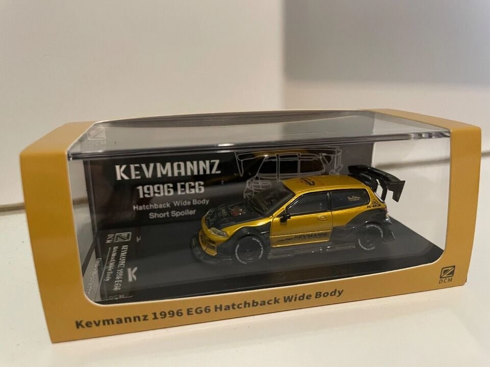 DCM Model 1:64 Kevmannz 1996 Honda Civic EG6 Hatchback Wide Body Limited 331/999