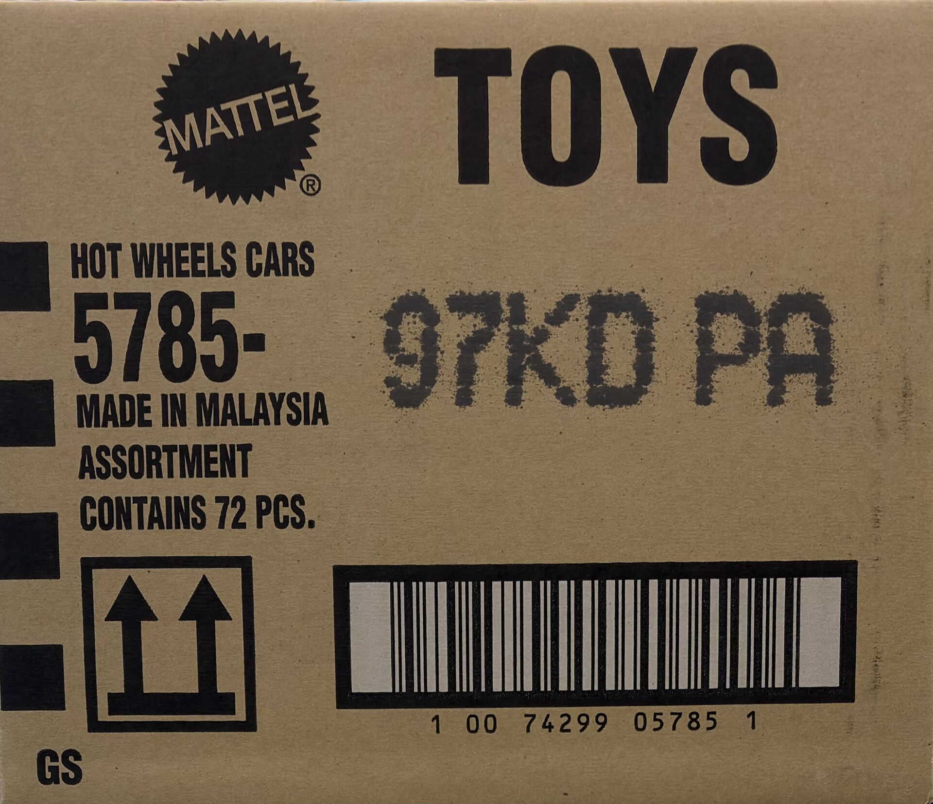 HOT WHEELS 72'Lİ REGULAR KOLİ