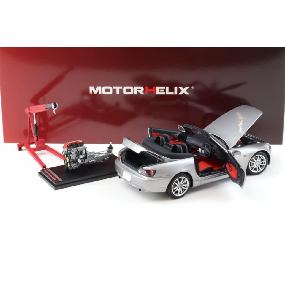 MOTORHELIX HONDA S2000 (AP2) SILVER METALLIC (M85108) 1:18
