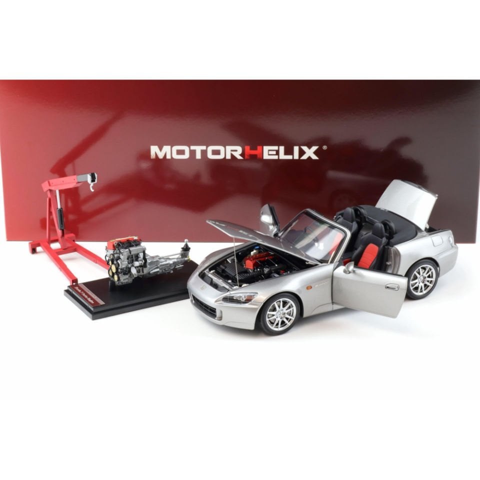 MOTORHELIX HONDA S2000 (AP2) SILVER METALLIC (M85108) 1:18