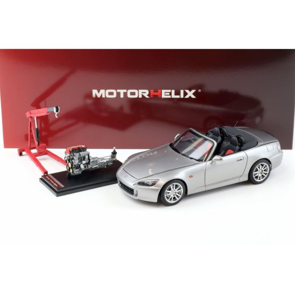 MOTORHELİX HONDA S2000 (AP2) SILVER METALLIC (M85108) 1:18