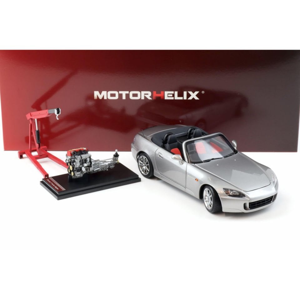 MOTORHELİX HONDA S2000 (AP2) SILVER METALLIC (M85108) 1:18
