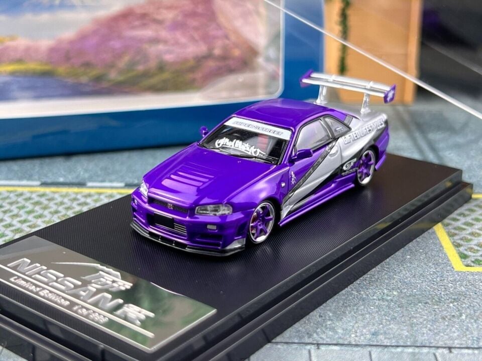 Fuji 1:64 Nissan Skyline R34 Z Tune ( 999 LİMİTED )