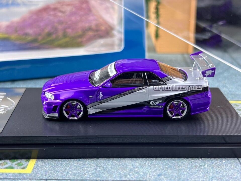 Fuji 1:64 Nissan Skyline R34 Z Tune ( 999 LİMİTED )