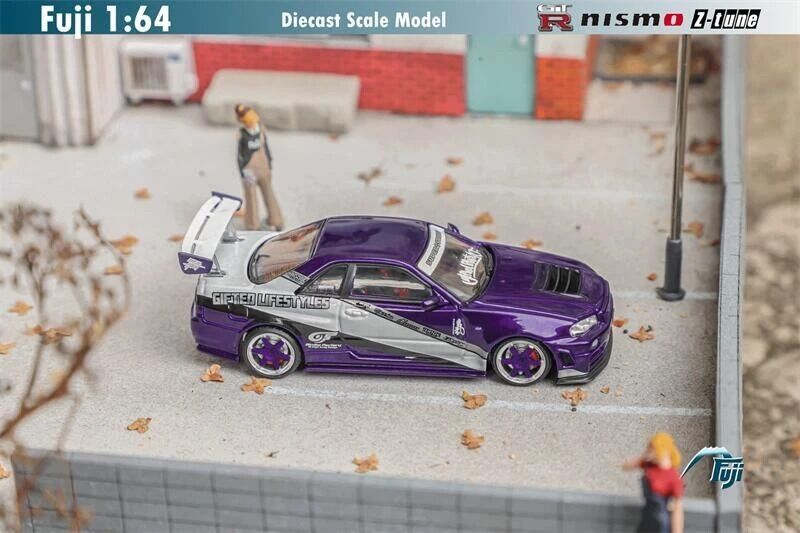 Fuji 1:64 Nissan Skyline R34 Z Tune ( 999 LİMİTED )