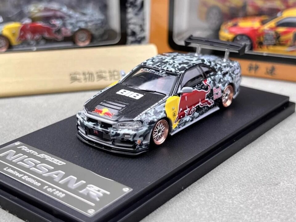 FS 1:64 Fast Speed GTR R34 Skyline Z-Tune Sport (999 LİMİTED)
