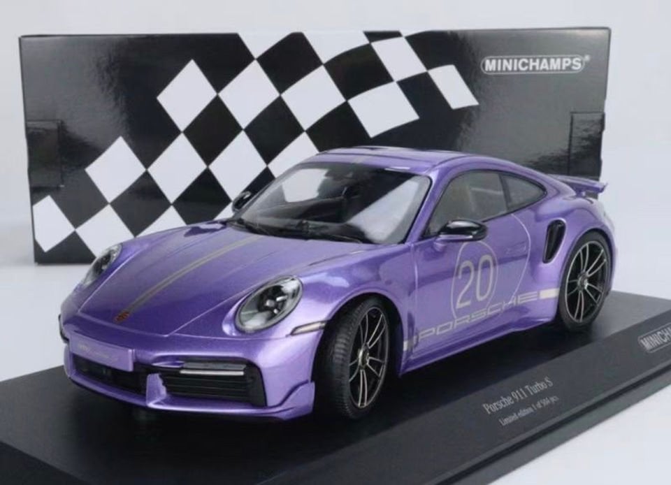 MINICHAMPS PORSCHE 911 TURBO S COUPLE SPORT DESİGN 2021 (155069174) 1:18