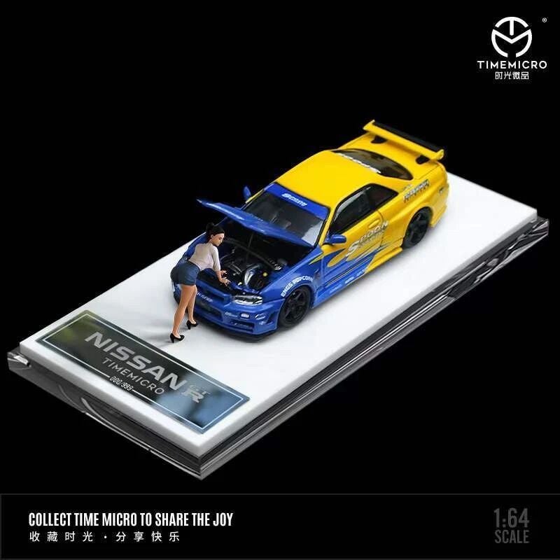 Time Micro 1/64 Nissan Skyline R34 Spoon (LİMİTED 999 PCS )