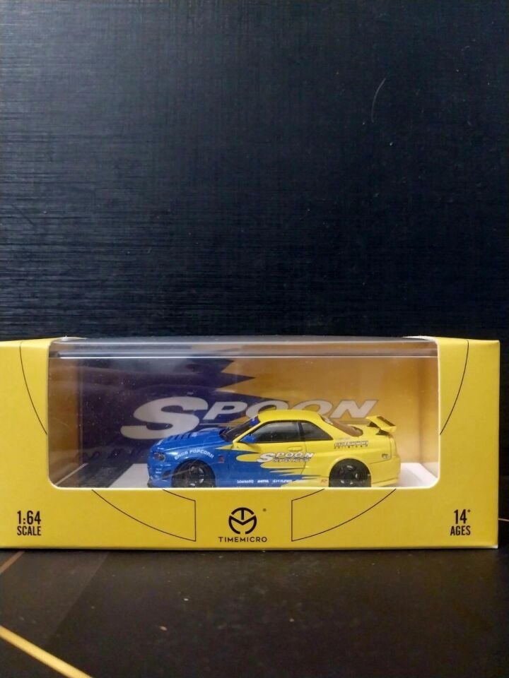 Time Micro 1/64 Nissan Skyline R34 Spoon (LİMİTED 999 PCS )