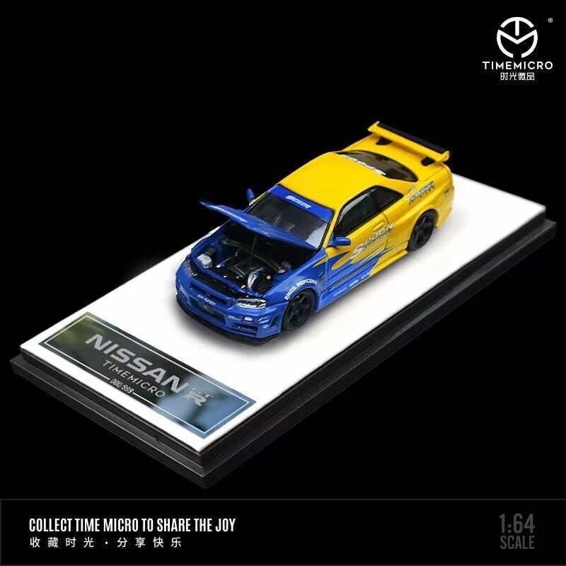 Time Micro 1/64 Nissan Skyline R34 Spoon (LİMİTED 999 PCS )
