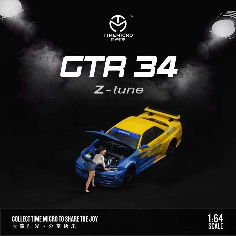 Time Micro 1/64 Nissan Skyline R34 Spoon (LİMİTED 999 PCS )