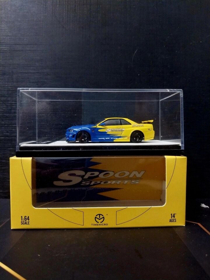 Time Micro 1/64 Nissan Skyline R34 Spoon (LİMİTED 999 PCS )