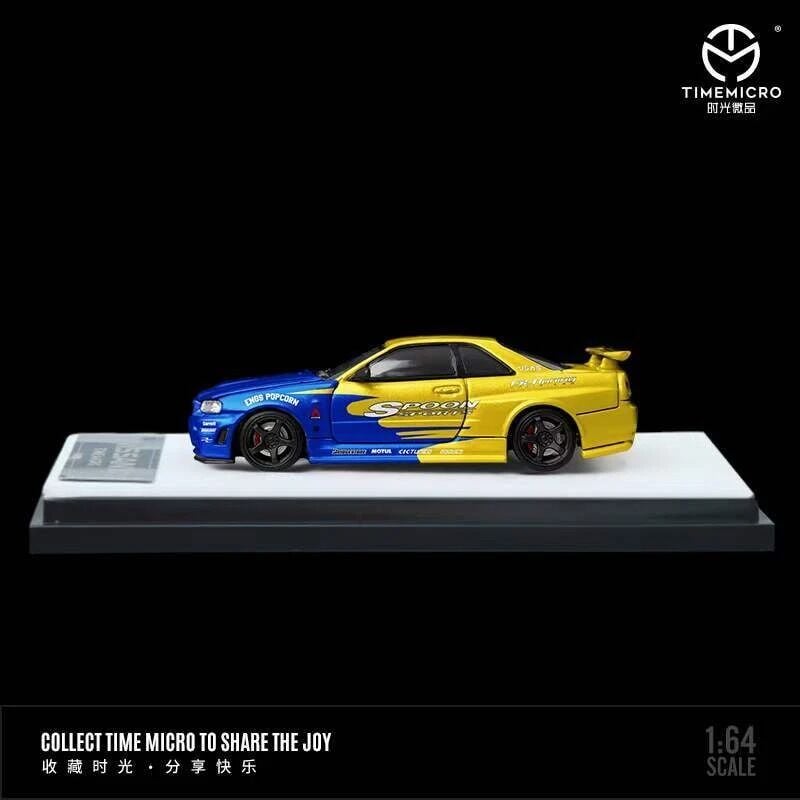 Time Micro 1/64 Nissan Skyline R34 Spoon (LİMİTED 999 PCS )