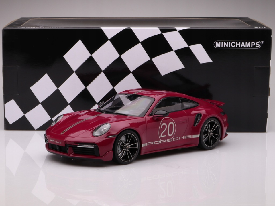 MINICHAMPS PORSCHE 911 TURBO S COUPLE SPORT DESİGN 2021 (155069172) 1:18