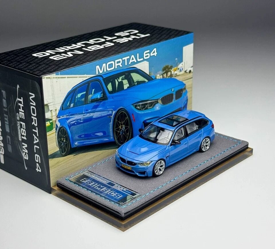 Mortal 1:64 White F81 M3 CS Touring Wagon