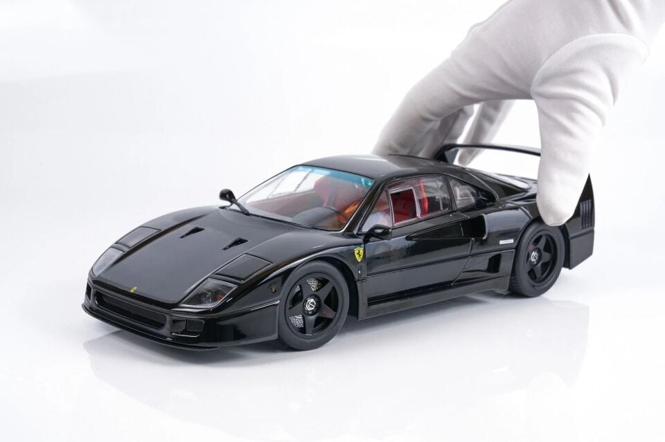KK Scale - 1:18 Ferrari F40 Lightweight (1990) Black - Diecast Model