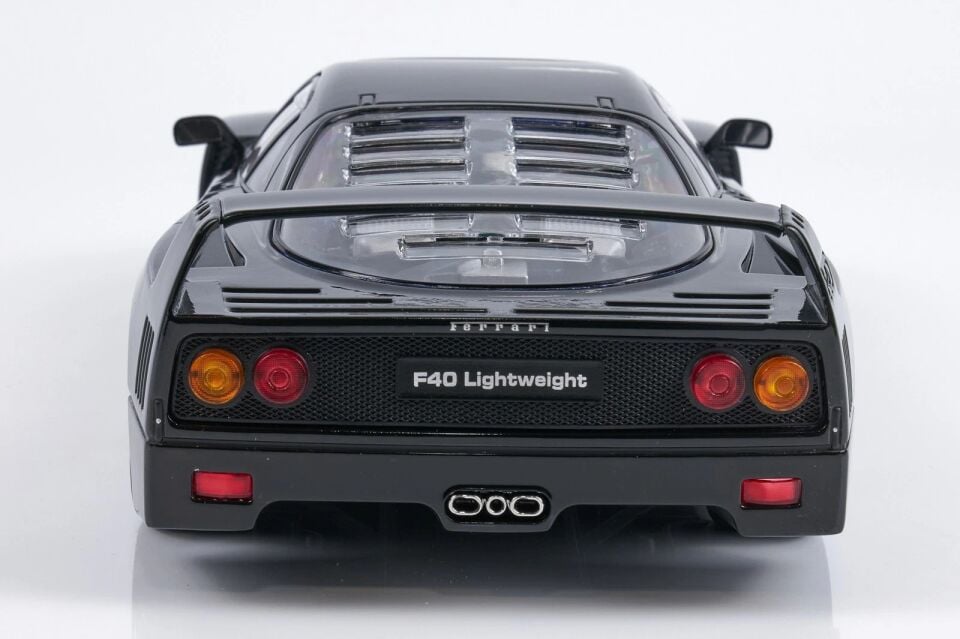 KK Scale - 1:18 Ferrari F40 Lightweight (1990) Black - Diecast Model