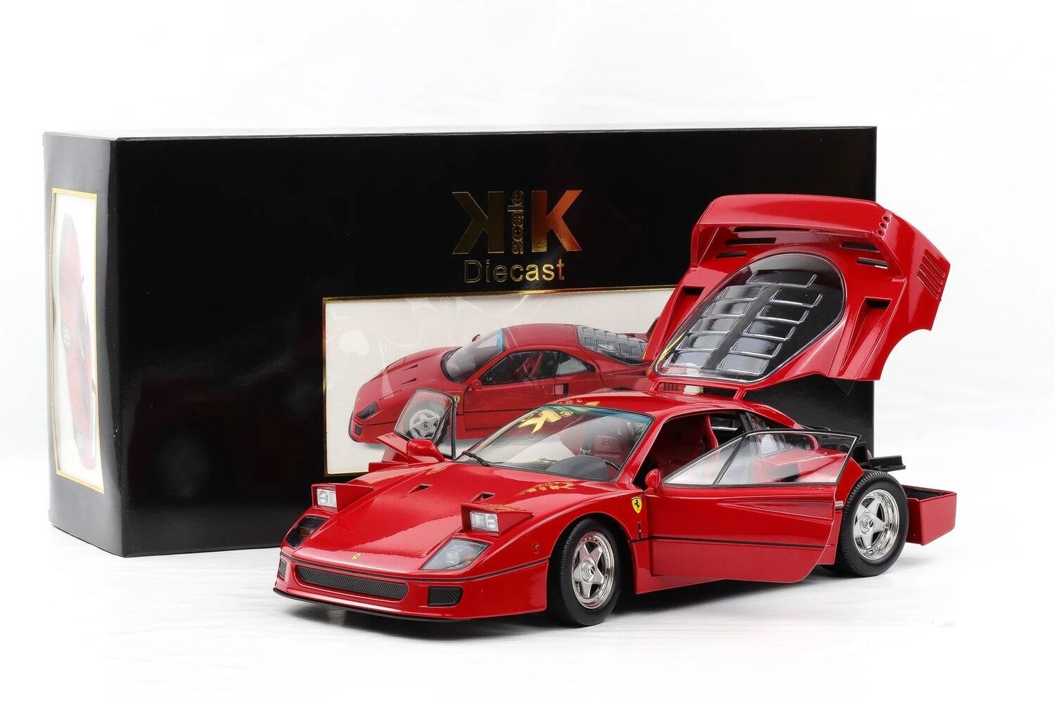 KK-Scale 1:12 Ferrari F40 Supersportwagen Rouge 1987