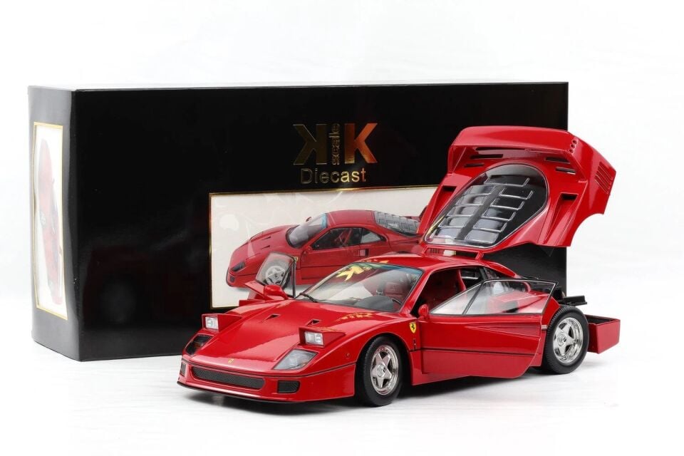 KK-Scale 1:12 Ferrari F40 Supersportwagen Rouge 1987