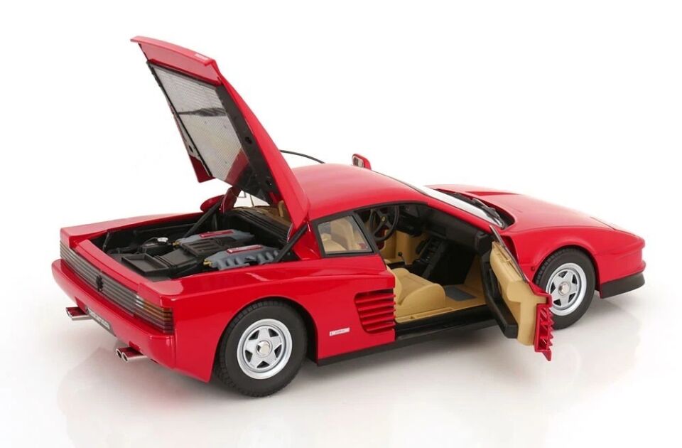 1984 KK Ferrari Testarossa Single Mirror Red 1/12 KKDC120204